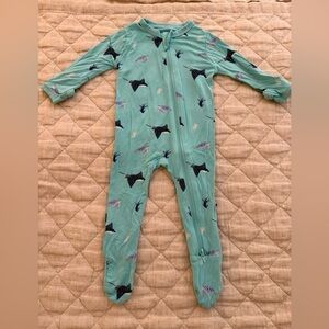 Kyte BABY Teal One Piece with Aquatic Animal Design